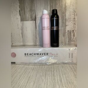 Beachwaver Pro 1.25 rotating curling iron Bundle